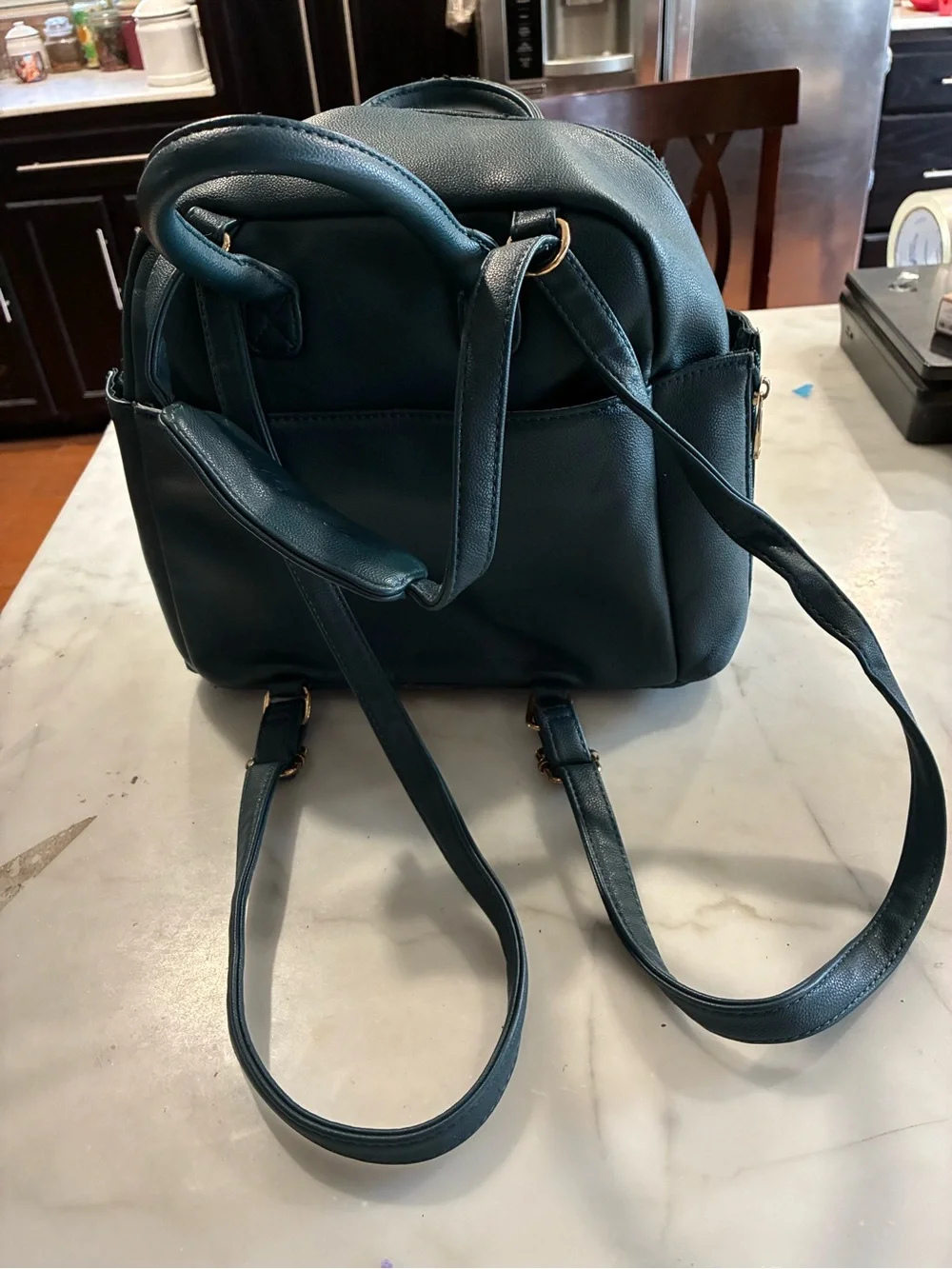 Ayla And Co Diaper Bag Olive Vegan Backpack